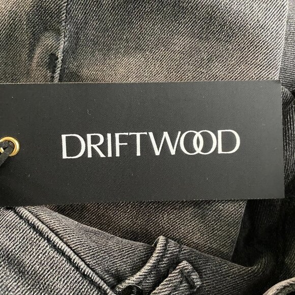 Driftwood Jackie‎ Crop Jeans Embroidered Frayed Hem NWT Women's Size 26 - Picture 7 of 7